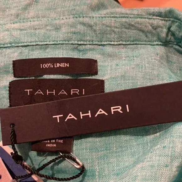 Tahari linen tunic - Picture 5 of 7